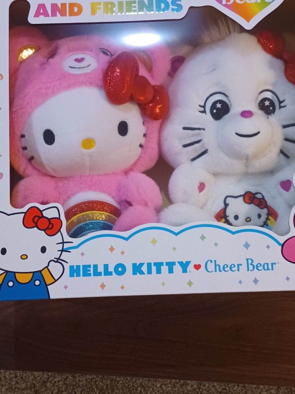 Hello Kitty & Care Bear Plush Set
